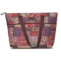 ZOUK Women's Vegan Handcrafted Kutch Gamthi Tote Bag