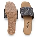 ZOUK womens Hooghly Marine Casual Flats Black