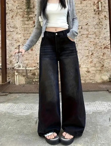 ZOVYA Baggy Fit Men Women Black