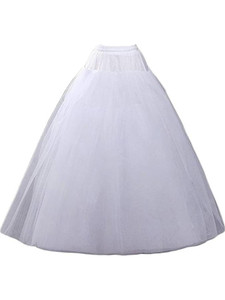 zoya creation solid women a-line white skirt