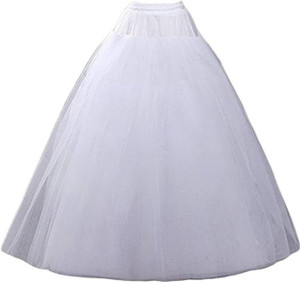zoya creation solid women a-line white skirt