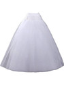 ZOYA CREATION Solid Women A-line White Skirt