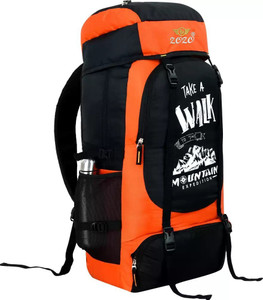 zozo water proof mountain rucksackhikingtrekkingcamping bagbackpack 70l rucksack  - 70 l