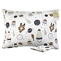 ZPECC Toddler Pillow with Pillowcase - 13x18 Organic Cotton Hypoallergenic Kids Pillow, Baby Essentials for Travel Crib Daycare Stroller (Intended for Age 2 and up) Universe