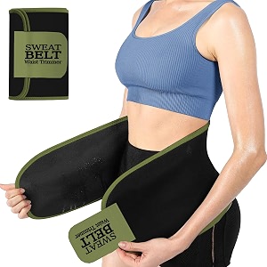 ZPP Waist Trainer Trimmer Sweat Belt for