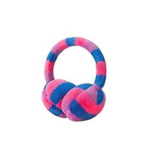 latest style cute winter amp outdoor adjustable ear muffs tie dye for girls and women blue