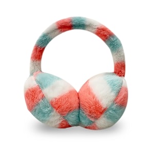 latest style cute winter amp outdoor adjustable ear muffs tie dye for girls and women peach