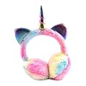 Latest Unicorn Style Cute Winter &amp; Outdoor Adjustable Ear Muffs Tie Dye for Girls and Women (UNICORN)
