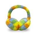 Latest Style Cute Winter &amp; Outdoor Adjustable Ear Muffs Tie Dye for Girls and Women (Yellow)
