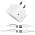 35W Dual PD 3.0 GaN USB-C Port Compact Power Adapter Plug Fast Wall Charger Adapter and 2 Type- c Cable Compatible for iPhone 15 Charger, 15 Pro Max/ 15 Plus, MacBook Fast Charging (ZA7)