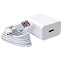 ZQTCIPRINO® Original 33W SonicCharge 2.0 USB Charger|Wall Charger Adapter with USB to Type-C Cable for MI 10T/11X/11X Pro /10 Pro /11T 5G /11X 5G /10S |(Adapter + USB to Type C Cable) (ZA220)