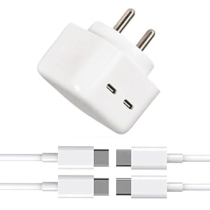 original 35w dual pd 30 gan usb-c port compact power adapter plug fast wall charger adapter and 2 type- c cable compatible for iphone 15 charger 15 pro max 15 plus fast charging za70