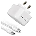 Original 35W Dual PD 3.0 GaN USB-C Port Compact Power Adapter Plug Fast Wall Charger Adapter Compatible for iPhone 13/13 Mini / 13 Pro / 13 Pro Max / 12/12 Mini / 12 Pro (ZA65)