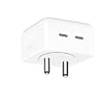 Original 35W PD Dual Port Charger Type C Adapter for iPhone 15/15 Plus/15 Pro/15 Pro Max,14/14 Plus/14 Pro/Max,13/12/11 Series Multiple Protection USB-C 35 Watt (ZA81)