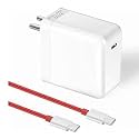 Original 65W Fast C to C Charger Adapter and Cable Compatible for oneplus 10 PRO 9/9 Pro 8/8 Pro/7 Pro/7T/7T Pro/Nord CE/ N10 5G, Wall Charger/Fast Warp Charger Adapter (ZA108)