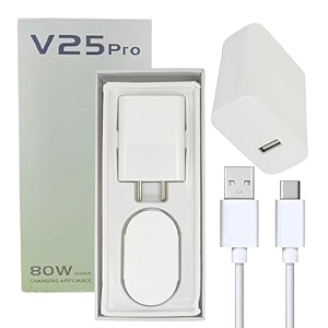 original 80w usb-c flash charger compatible with vivo v21v21 5gy73vivo y20x50 prot1 44w s1 pro y15 y30v19v25pro adapter and cable za237