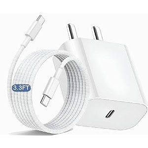 original fast charger with new braided c to -c cable cord 20w usb-c power adapter type-c wall charger for iphone 1515 plus15 pro15 pro maxipad proair 5thminiipad 10th za207