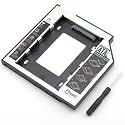 ZRM&E Universal 9.5Mm Second Hdd Caddy Sata 3.0 Hard Drive Adapter Ssd Hdd Hard Disk Enclosure Case for Laptop Optical Drive Bay
