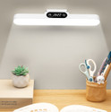 Zroof Rechargeable LED Study Lamp with Digital Clock, 3 Light Modes & Magnetic Mount Study Lamp