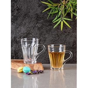 premium glass coffee mug tea cups 200 ml transparent glass cups set for tea coffee green tea herbal tea lemon tea milk cup hotcold drinks cups lotus cup 200ml 4