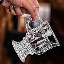 Premium Glass Coffee Mug Tea Cups, Transparent, Glass Cups Set for Coffee, Green Tea, Herbal Tea, Lemon Tea, Milk Cup, Hot/Cold Drinks Cups (RAJWAD Cup, 4)