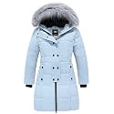 ZSHOW Girls' Long Winter Coat Waterproof Warm Puffer Jacket Hooded Parka