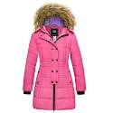 ZSHOW Girls' Long Winter Coat Waterproof Warm Puffer Jacket Hooded Parka