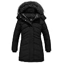ZSHOW Girls' Winter Coat Insulated Long Quilted Puffer Jacket Snow Parka