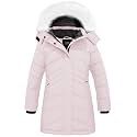 ZSHOW Girls' Winter Coat Insulated Long Quilted Puffer Jacket Snow Parka