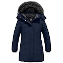 ZSHOW Girls' Winter Coat Insulated Long Quilted Puffer Jacket Snow Parka