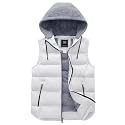 ZSHOW Men's Puffer Vest Warm Winter Vest Jacket Quilted Padded Vest Outdoor