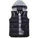 ZSHOW Men's Puffer Vest Warm Winter Vest Jacket Quilted Padded Vest Outdoor