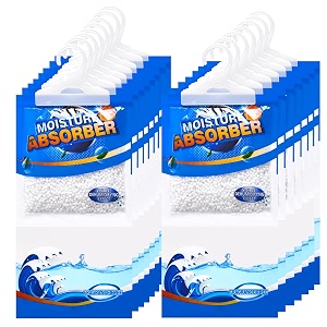 zszmfh 15 pack moisture absorber hanging bags fragrance free humidity packs hanging closet dehumidifier bags moisture absorber packets-220gpack