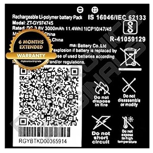 zt-gy974745 battery for jio wifi dongle jmr815 jmr1040 wireless router battery with 6 month warranty r57