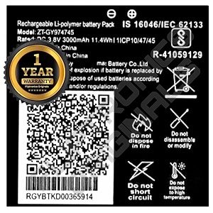 zt-gy974745 battery for jio wifi dongle jmr815 jmr1040 wireless router battery with 1 year warrantyy105