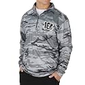 Zubaz NFL Men's Lines Poly Fleece Jacket