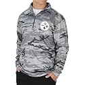 Zubaz NFL Men's Lines Poly Fleece Jacket