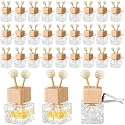 Zubebe Air Freshener Car Diffuser Bottles 8 ml Vent Clip, Classic, 30 Pack