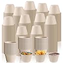 Zubebe 800 Pack Disposable Souffle Cups 4 oz Condiment Cups Paper Snack Cups Small Food Portion Containers Mini Sample Cups Tasting Cups for Parties Picnics Barbecues Travel and Events (Natural Color)