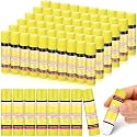 Zubebe White Glue Sticks for Classroom, Glue Stick Bulk, Cute Pencil