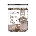 Zucchero Roasted Chia Seed, Lightly Salted, 400g - Tiny Powerhouse | Omega-3 | Weight-loss Dry Roasting | Oil-Free| Slow baked Seeds