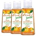 Zuci Junior Orange Scented Hand Sanitizer | For Instant Germ Protection | Alcohol Gel-Based | Travel-Friendly | For Kids - 30 ml Pack of 3