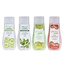 Zuci Natural &amp; Junior Scented Hand Sanitizer | Instant Germ Protection | Alcohol Gel-Based | Travel-Friendly - 100ml Pack of 4