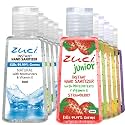 Zuci Pocket Size Hand Sanitizer | Instant Germ Protection | Alcohol Gel-Based | Travel-Friendly | For Entire Family - Kids &amp; Adults - 30ml Pack of 72