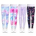 ZukoCert Girls Leggings Multipack - Soft Comfortable Athletic Leggings for Girls 4-12 Years