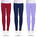ZukoCert Girls Leggings Multipack - Soft Comfortable Athletic Leggings for Girls 4-12 Years