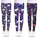 ZukoCert Girls Leggings Multipack - Soft Comfortable Athletic Leggings for Girls 4-12 Years