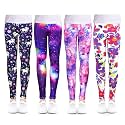 ZukoCert Girls Leggings Multipack - Soft Comfortable Athletic Leggings for Girls 4-12 Years