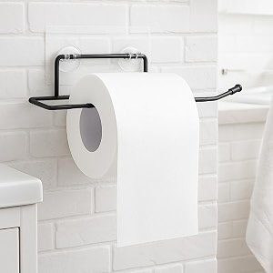 zuku tissuetoilet paper roll holder for bathroom kitchen tissue roll holder tissue paper stand self adhesive no drill napkin holder bathroom accessoriesorganiserpack of 1