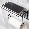 Zuku Tissue/Toilet Paper Roll Holder for Bathroom Kitchen Tissue Roll Holder Tissue Paper Stand Self Adhesive No Drill Napkin Holder Bathroom Accessories/Organiser(Pack of 1)